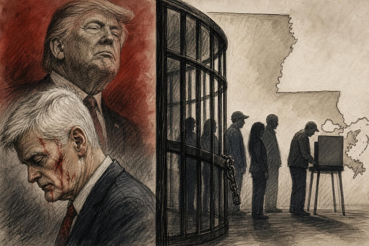 Editorial illustration for Cassidy Was Beaten by Trump, Then Finished Off by the Rules