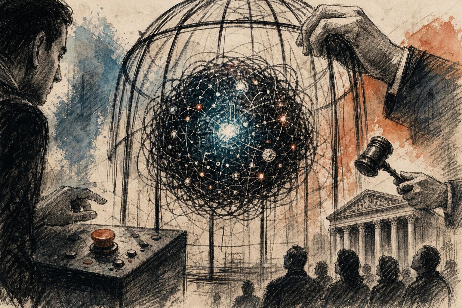 Editorial illustration for Who Can Stop an Unsafe AI Release? Follow the Authority
