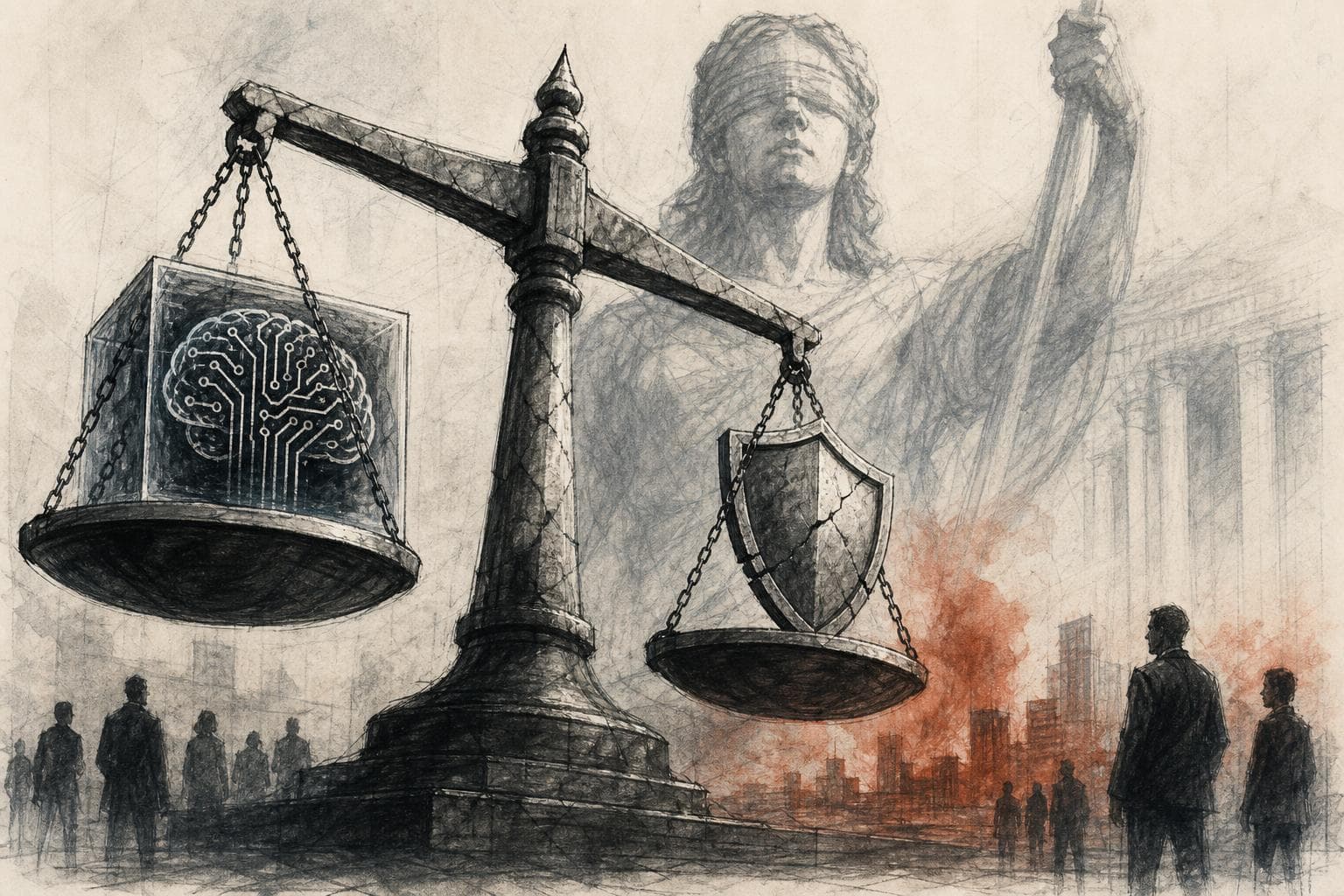 Editorial illustration for AI Safety Has Become a Feature Lawyers Can Sue Over
