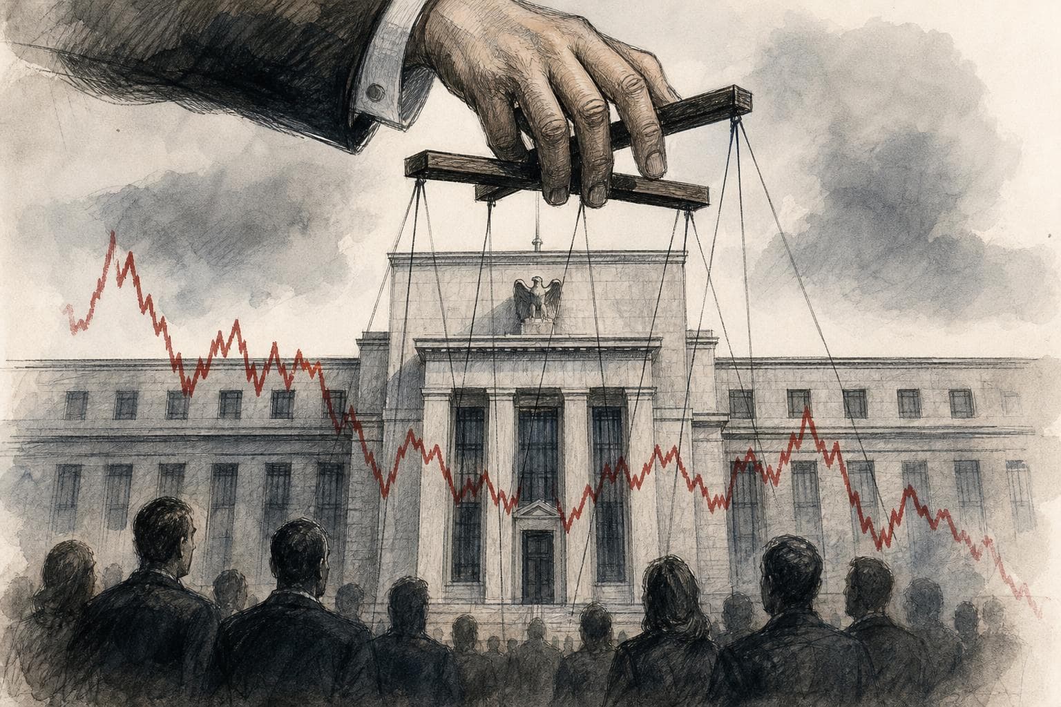 Editorial illustration for The Fed’s Real Vulnerability Is Capture, Not Criticism