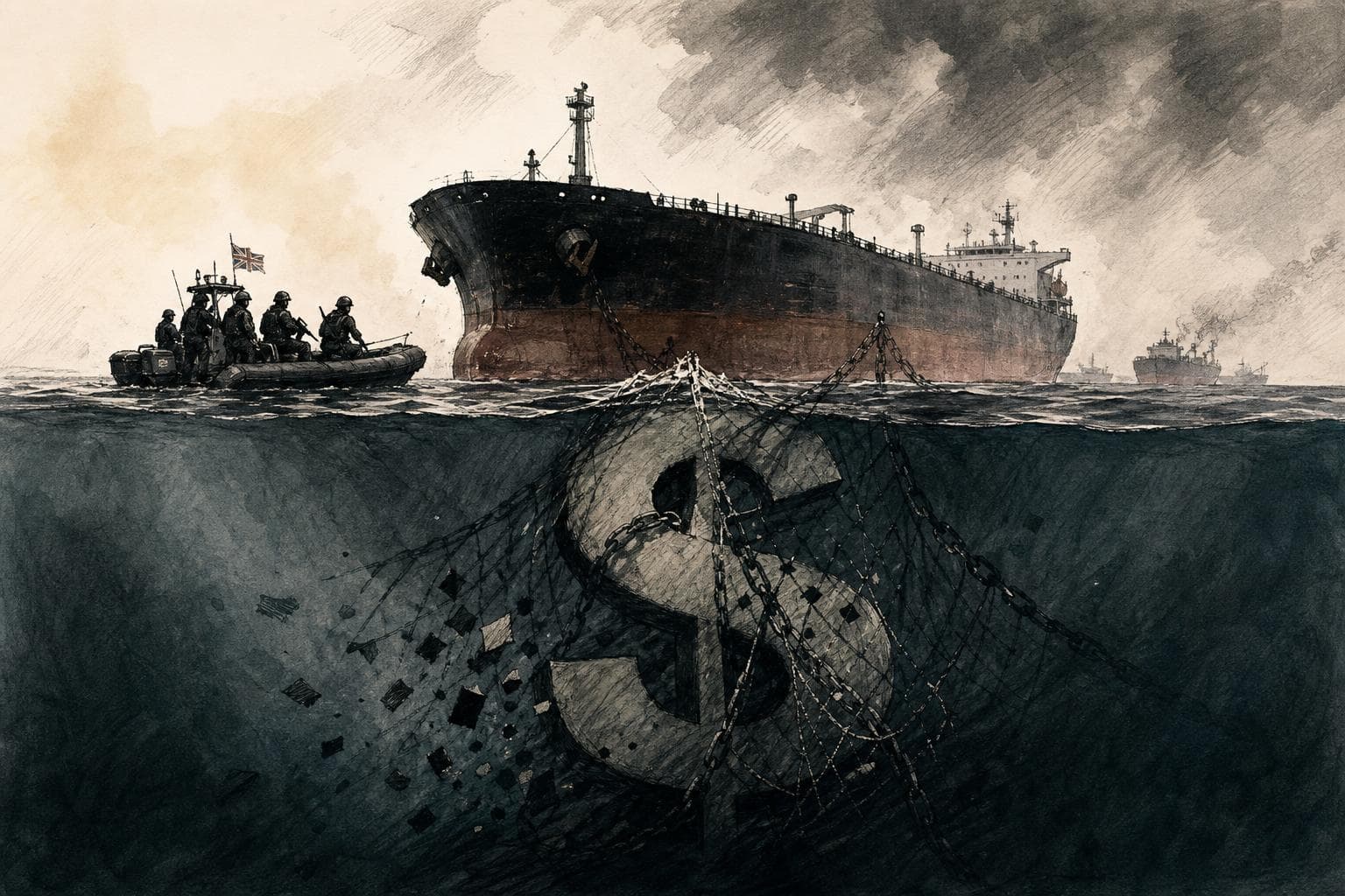 Editorial illustration for The Shadow Fleet Can Be Hurt, but Not by Theater Alone